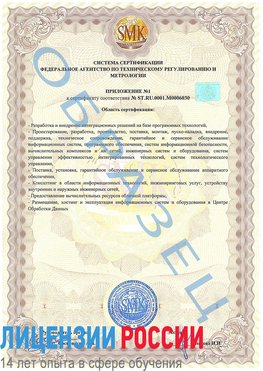 Образец сертификата соответствия (приложение) Кирово-Чепецк Сертификат ISO 27001
